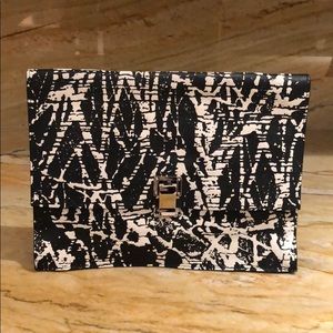 Proenza Schouler Large Lunchbag Clutch, Twig Print